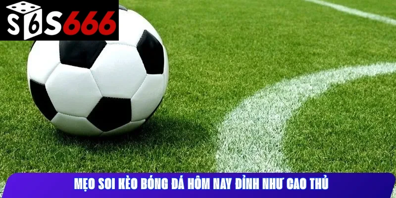 Mẹo soi kèo bóng đá hôm nay đỉnh như cao thủ