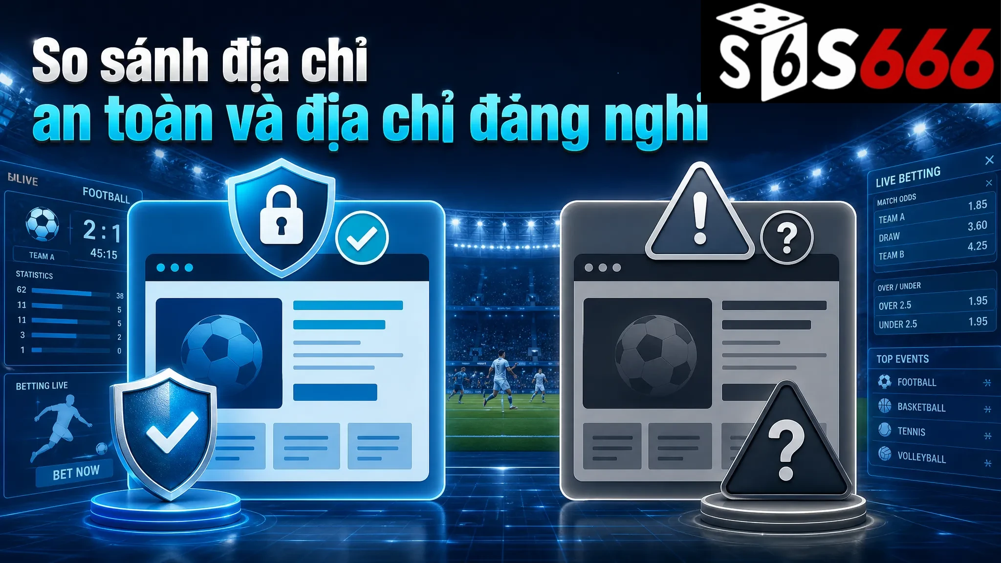 So sánh địa chỉ an toàn và địa chỉ đáng nghi